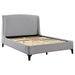 Mosby - Upholstered Curved Headboard Platform Bed - Simple Home Plus