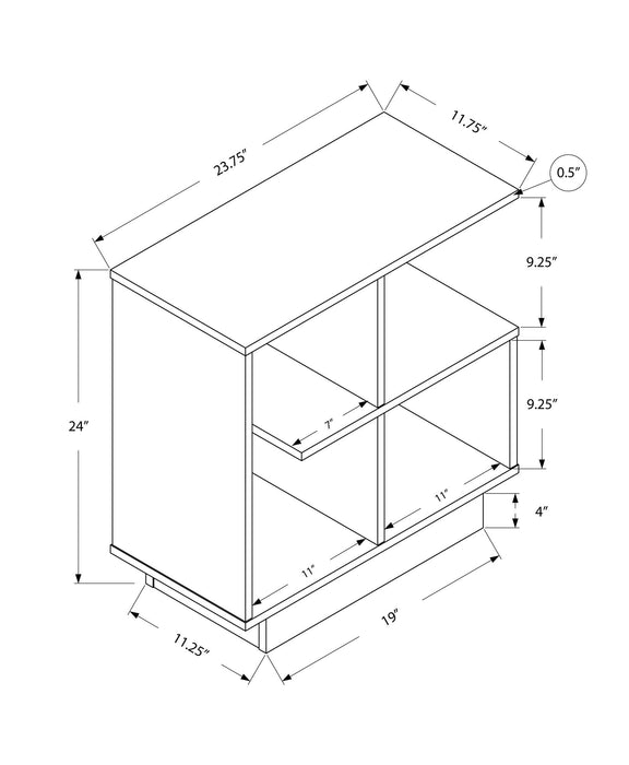 Particle Board Laminate Kitchen Cart - Dark Taupe