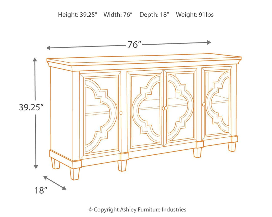 Fossil - Gray - Accent Cabinet - Simple Home Plus