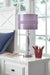 Nyssa - Purple - Metal Table Lamp - Simple Home Plus