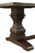 Parkins - Double Pedestals Dining Table - Rustic Espresso - Simple Home Plus