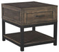 Johurst - Grayish Brown - Rectangular End Table - Simple Home Plus