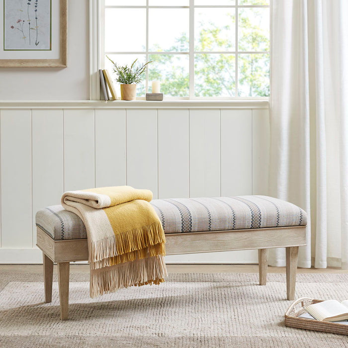 Harstrom - Storage Bench - Beige Multi