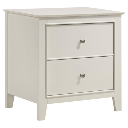 Selena - 2-Drawer Nightstand - Buttermilk - Simple Home Plus