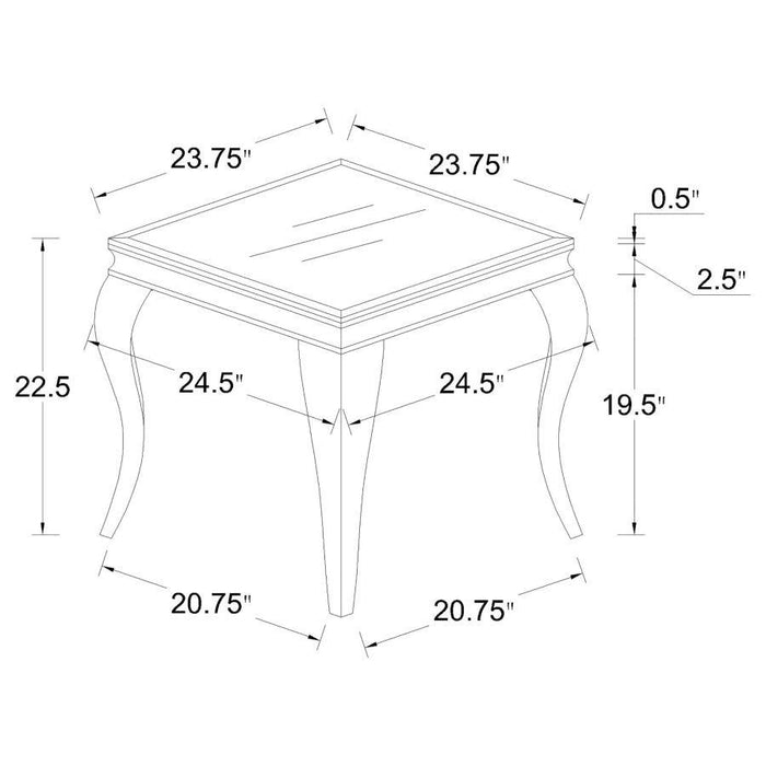 Carone - End Table - Simple Home Plus