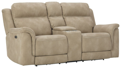 Next-Gen Durapella - Reclining Power Loveseat With Console - Simple Home Plus