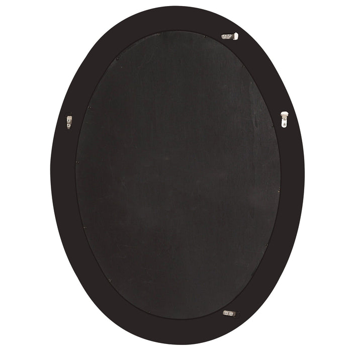 33" Oval Framed Accent Mirror - Gold