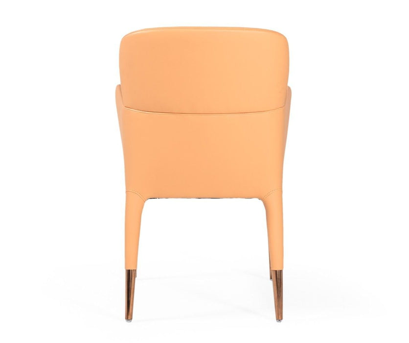 Rosegold Dining Chair - Peach