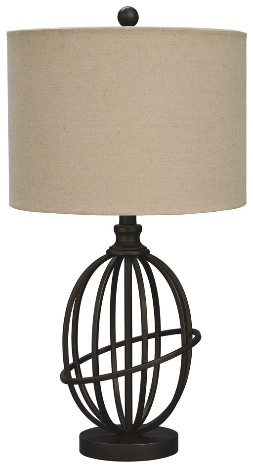 Manasa - Dark Brown - Metal Table Lamp - Simple Home Plus