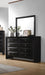 Briana - Rectangle Dresser Mirror - Black - Simple Home Plus