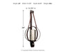 Despina - Brown - Wall Sconce - Simple Home Plus