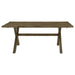 Alston - Rustic Trestle Dining Room Set - Simple Home Plus