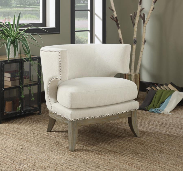 Jordan - Barrel Back Accent Chair - Simple Home Plus