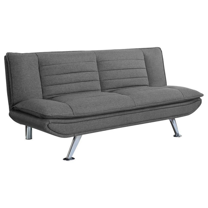 Julian - Upholstered Sofa Bed With Pillow-Top Seating - Gray - Simple Home Plus