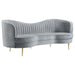 Sophia - Upholstered Camel Back Sofa - Simple Home Plus