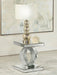 Breena - Square End Table - Mirror - Simple Home Plus