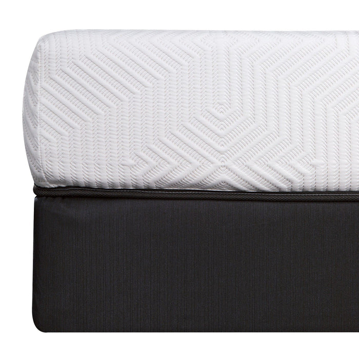 10.5" Twin Hybrid Lux Memory Foam And Wrapped Coil Mattress - White / Black