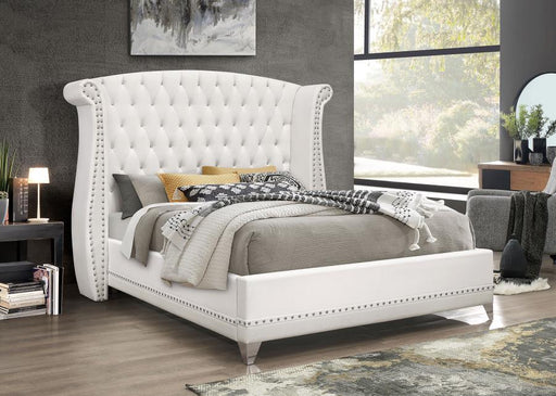 Barzini - Wingback Tufted Bed - Simple Home Plus