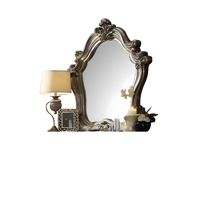 47" Antique Irregular Dresser Mirror - Platinum