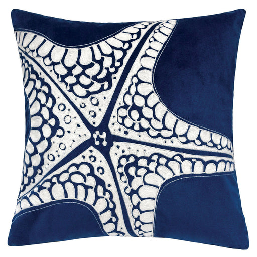 Jude - Pillow (Set of 2) - White / Blue - Simple Home Plus