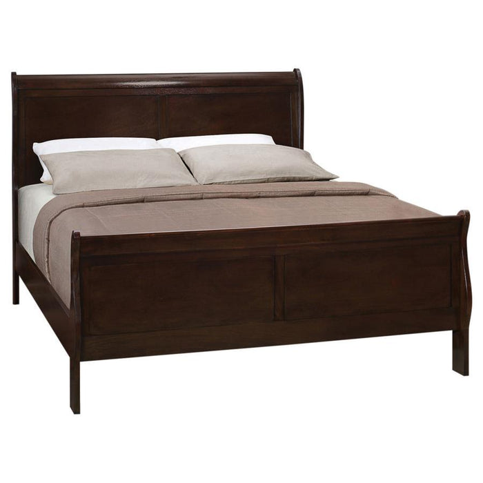 Louis Philippe - Panel Sleigh Bed - Simple Home Plus