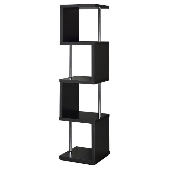 Baxter - 4-shelf Bookcase - Simple Home Plus