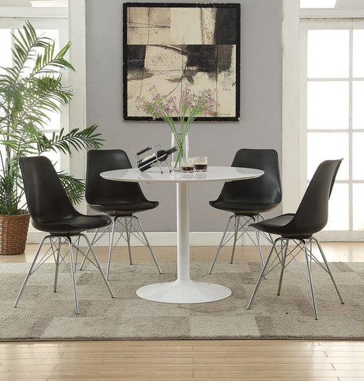 Lowry - Round Dining Table - White - Simple Home Plus