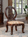 Normandy - Side Chair (Set of 2) - Brown Cherry / Tan - Simple Home Plus