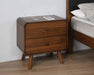 Robyn - 2-Drawer Nightstand - Dark Walnut - Simple Home Plus