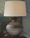 Magan - Antique Bronze Finish - Metal Table Lamp - Simple Home Plus