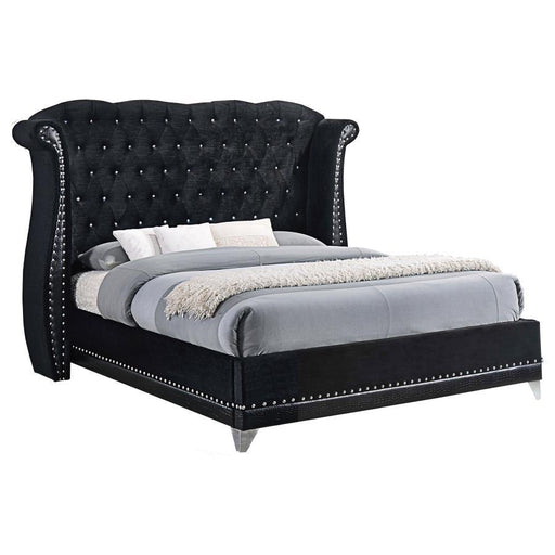 Barzini - Wingback Tufted Bed - Simple Home Plus