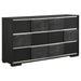 Blacktoft - 6-Drawer Dresser - Black - Simple Home Plus