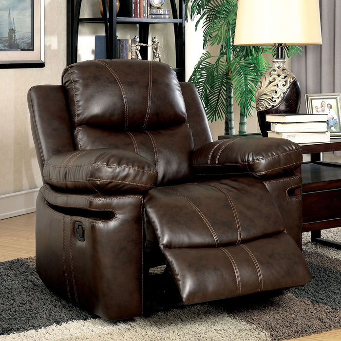 Listowel - Recliner - Brown - Simple Home Plus