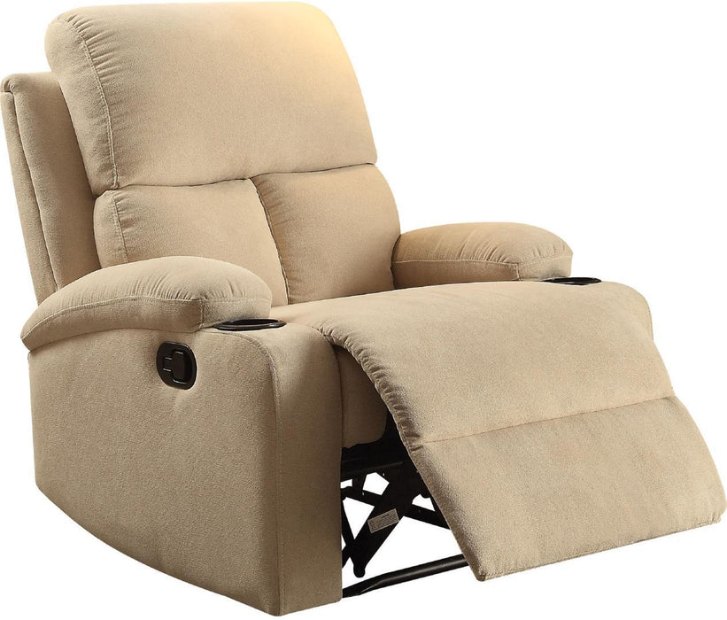 Linen Fabric Recliner - Beige