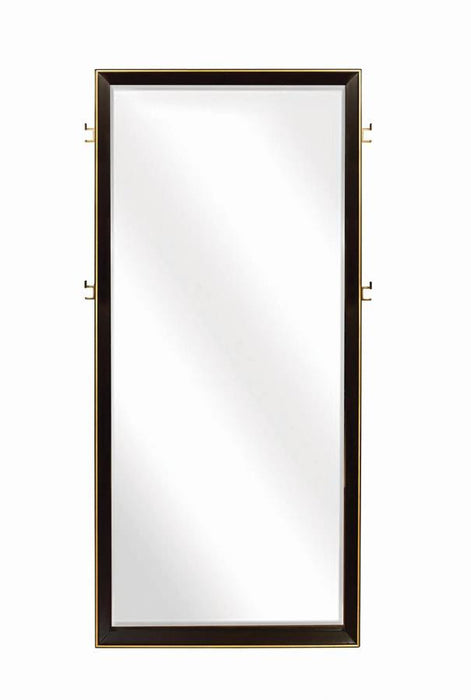 Durango - Floor Dresser Mirror - Smoked Peppercorn - Simple Home Plus