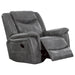 Conrad - Upholstered Motion Glider Recliner - Gray - Simple Home Plus