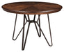 Centiar - Two-tone Brown - Round Dining Room Table - Simple Home Plus