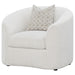 Rainn - Upholstered Tight Back Chair - Latte - Simple Home Plus