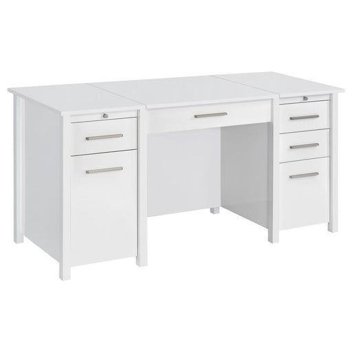 Dylan - 4-Drawer Lift Top Office Desk - Simple Home Plus