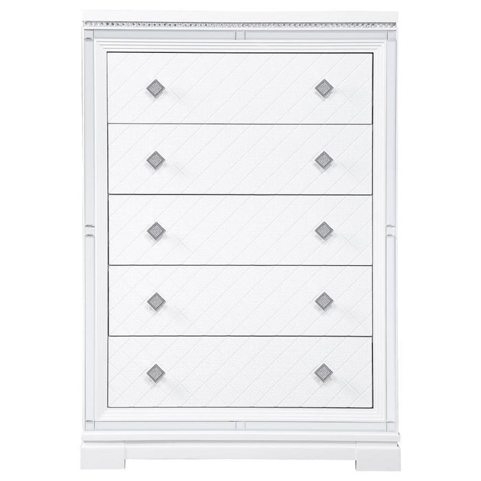 Eleanor - Rectangular 5-Drawer Chest - Simple Home Plus