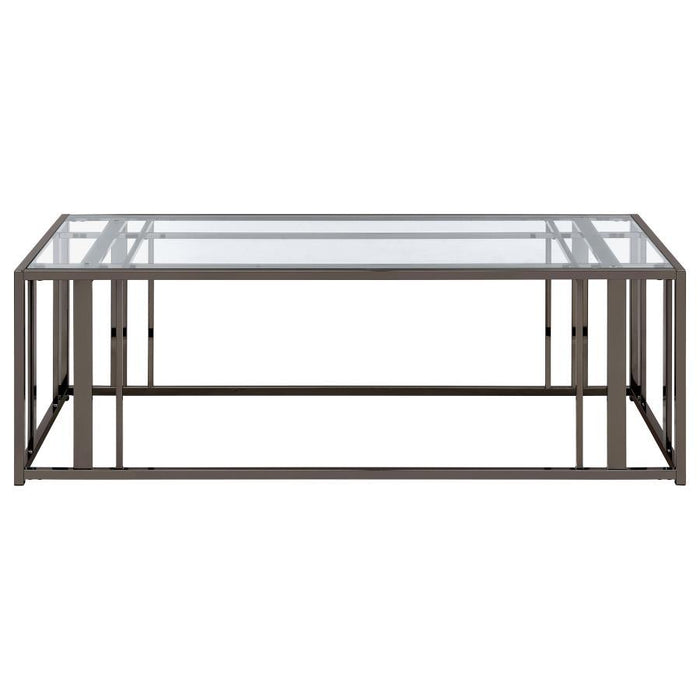 Adri - Metal Frame Coffee Table - Simple Home Plus