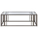 Adri - Metal Frame Coffee Table - Simple Home Plus