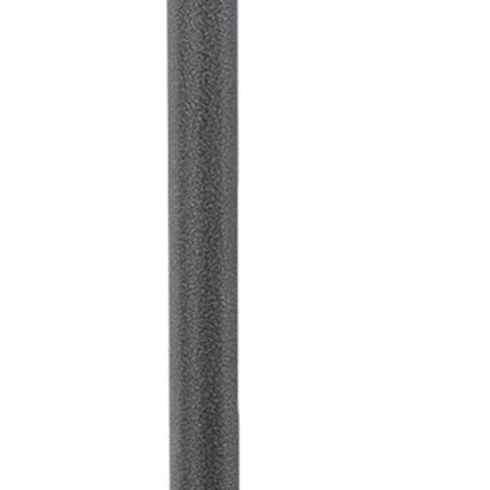 48000 Btu Steel Propane, Cylindrical Pole Standing Patio Heater - Silver