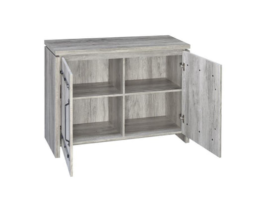 Enoch - 2-Door Accent Cabinet - Gray Driftwood - Simple Home Plus