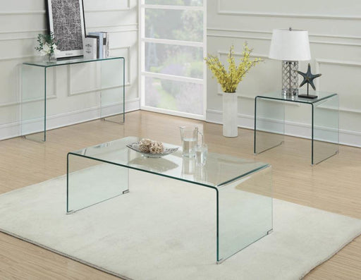 Ripley - Rectangular Coffee Table - Clear - Simple Home Plus