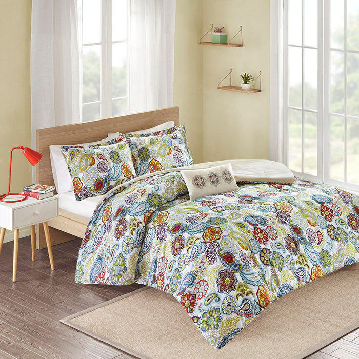 Tamil - Twin Comforter Set - Multi