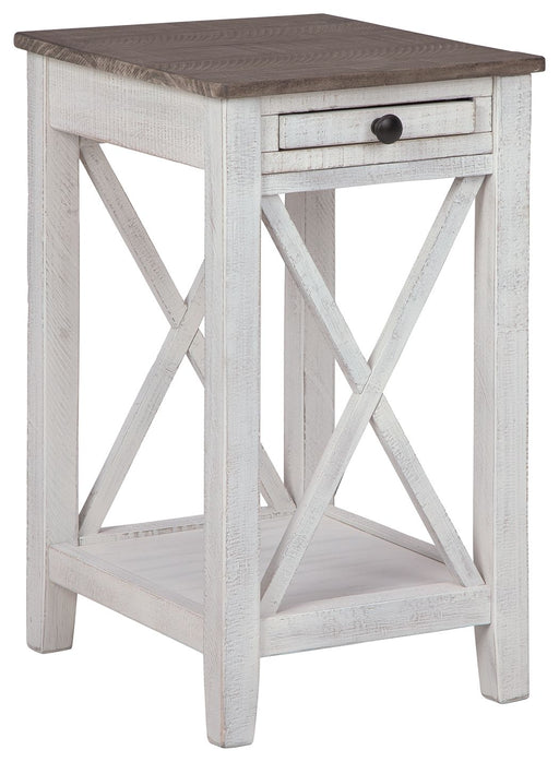 Adalane - White / Gray - Accent Table - Simple Home Plus