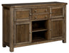 Moriville - Grayish Brown - Dining Room Server - Simple Home Plus