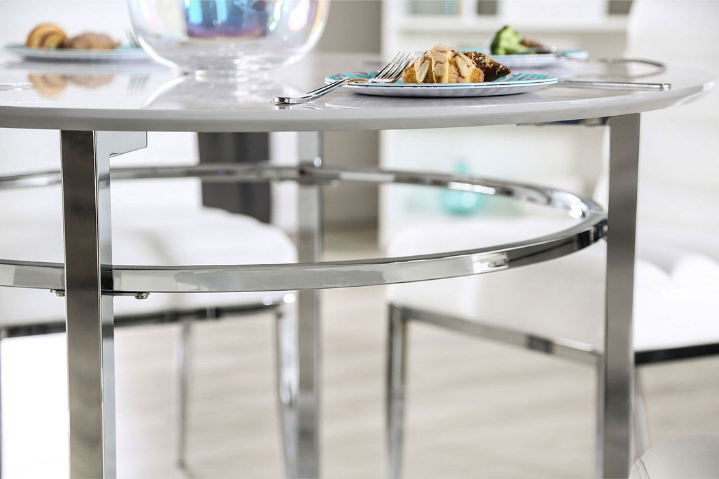 Serena - Round Dining Table - White - Simple Home Plus