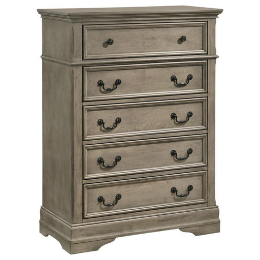 Manchester - 5-Drawer Chest - Wheat - Simple Home Plus